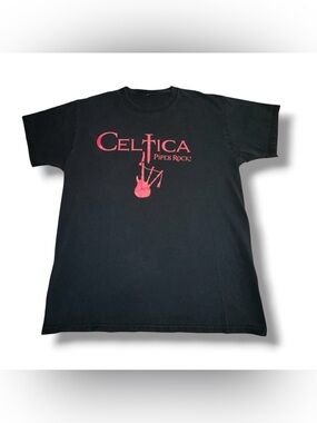 Men’s Unknown Brand Celtica Pipes Rock! Band T-Shirt
